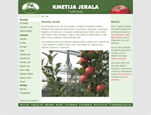 Tablet Screenshot of kmetija-jerala.com